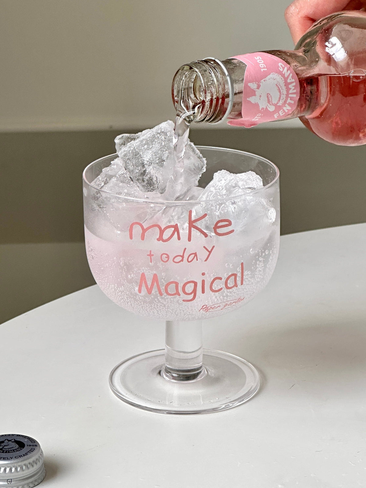 Magical Coffee Cup Water Glass